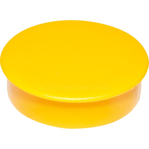 Soennecken Magnet 4804 rund 32mm gelb 10 St./Pack.