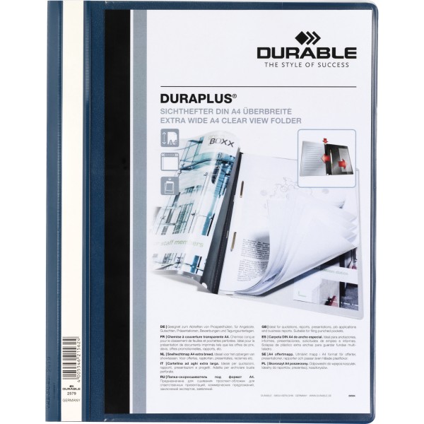 DURABLE Angebotshefter DURAPLUS 257907 A4 dunkelblau