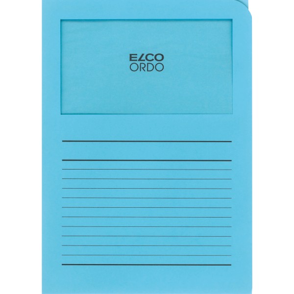 ELCO Sichtmappe Ordo classico 29489.31 A4 blau 100 St./Pack.