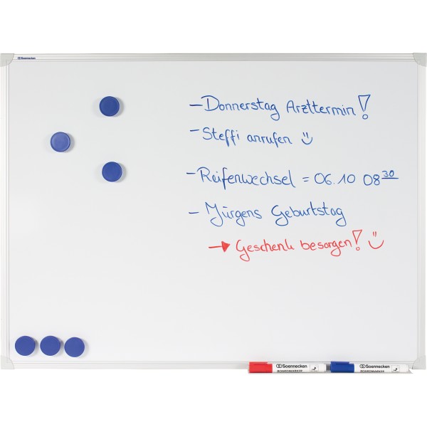 Soennecken Whiteboard 4854 180x90cm magnethaftend emailliert