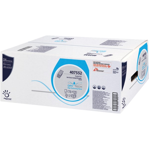 Papernet Papierhandtuch 407552 W-Falz 2lg. 20,3x32cm ws 20x100 Bl.