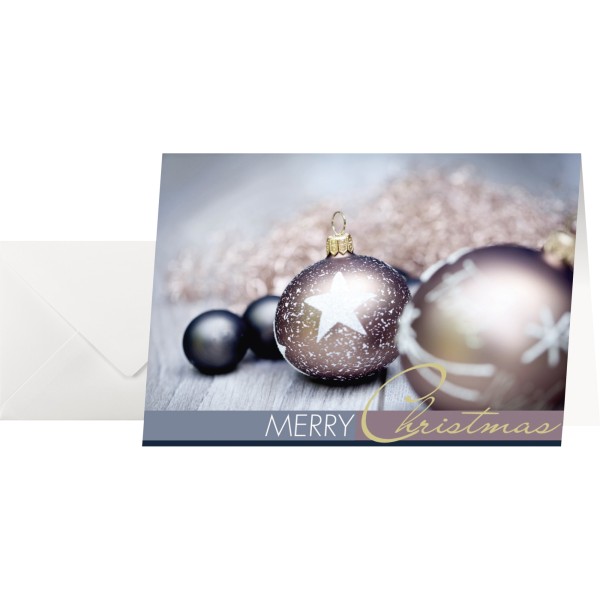 SIGEL Weihnachtskarte Exquisite DS024 DIN A6 25 St./Pack. +Umschl.