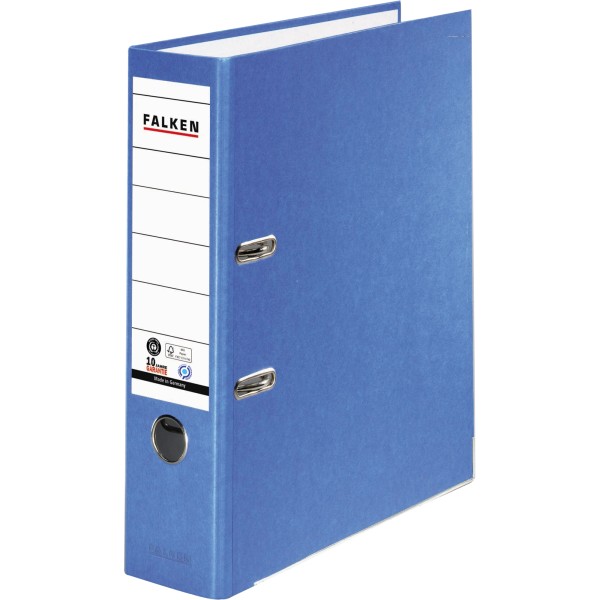 Falken Ordner Recycolor 11285673 DIN A4 80mm Papier blau