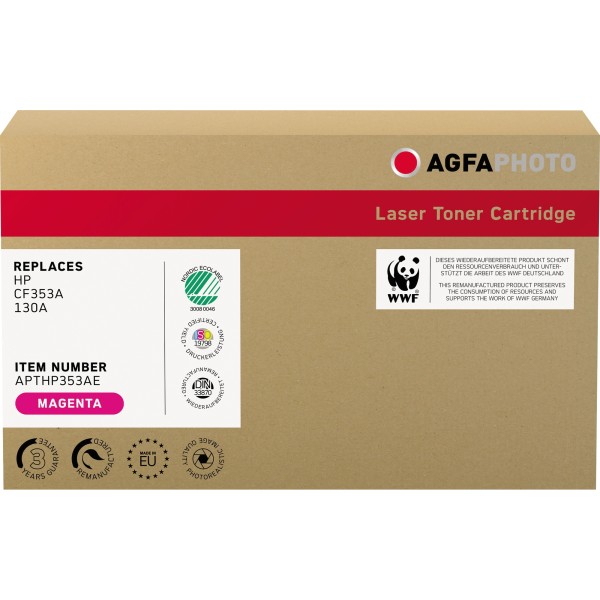 AgfaPhoto Toner APTHP353AE wie HP CF353A 130A magenta