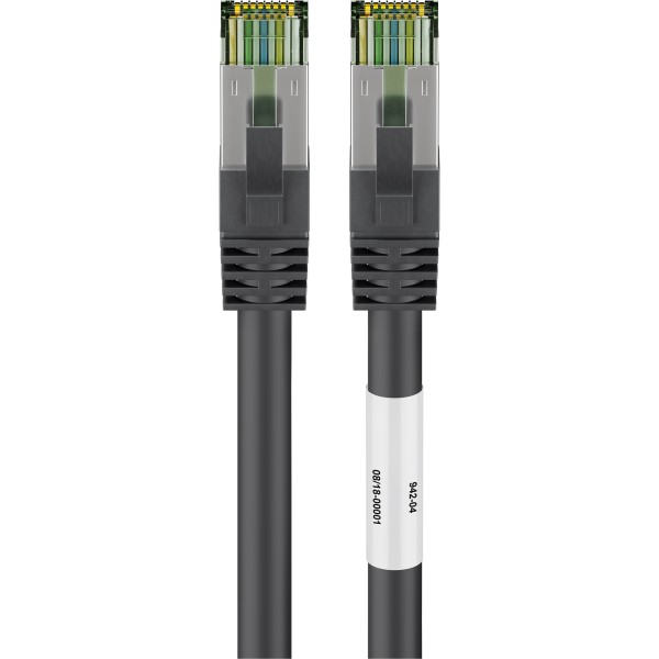 Goobay Netzwerkkabel 66729 CAT8.1 25m schwarz