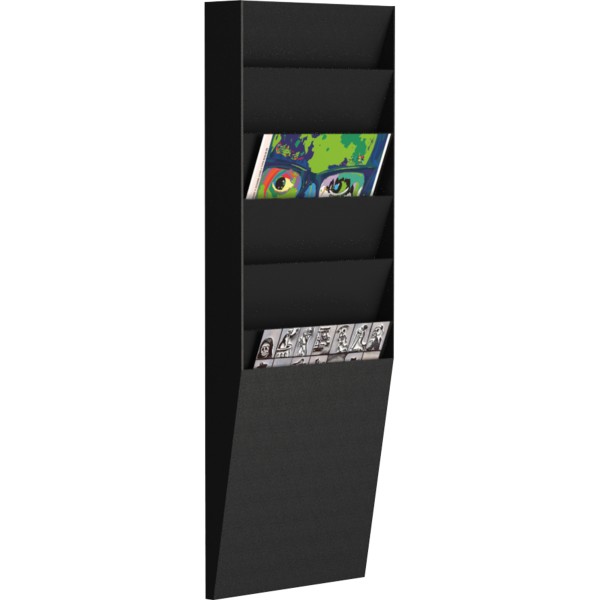 Paperflow Wand-Sortiertafel V 6F A4V1X6.01 DIN A4 schwarz