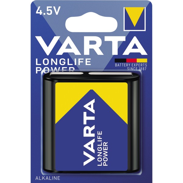 Varta Batterie Longlife Power 04912121411 3LR12 4,5V 5.900mAh