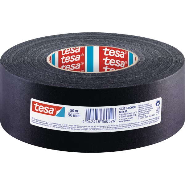 tesa Gewebeband 57231-00000 50mmx50m schwarz