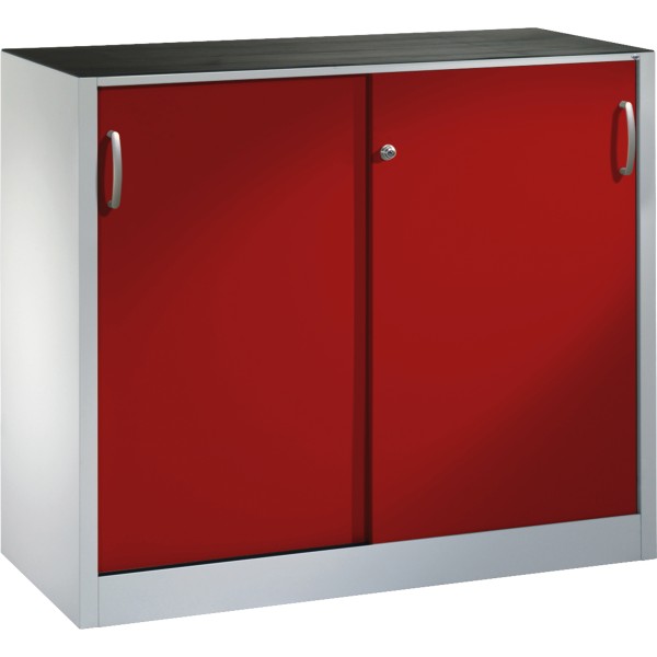 C+P Werkzeugschrank 204609S10070 Schiebetür 1000x1200x400mm lgr/rrt