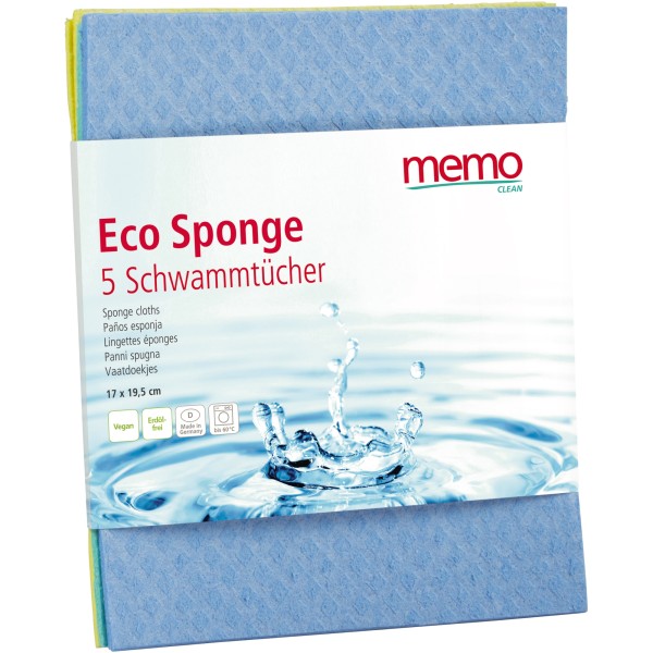 memo Schwammtuch Eco Sponge H4143 sortiert 5St.