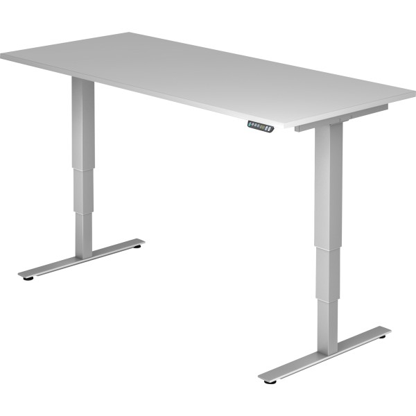 Hammerbacher Schreibtisch VXDSM19/5/S 180x80cm grau