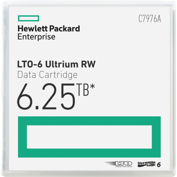HP Bandkassette LTO Ultrium-6 C7976A 2,5/6,25TB