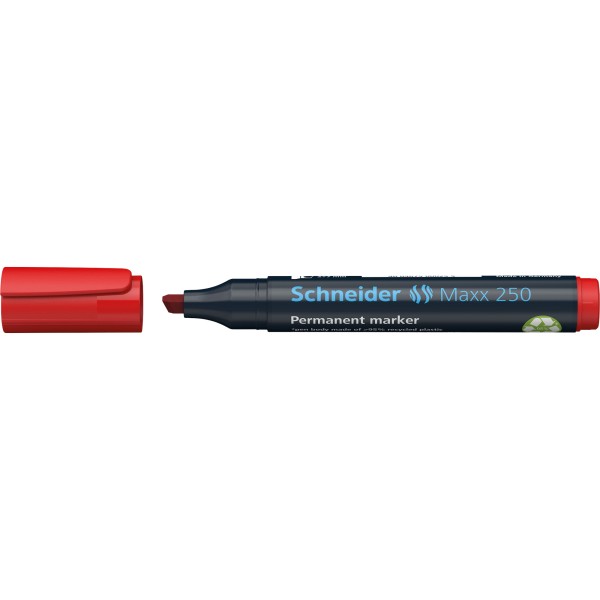 Schneider Permanentmarker Maxx 250 125002 2-7mm Keilspitze rot