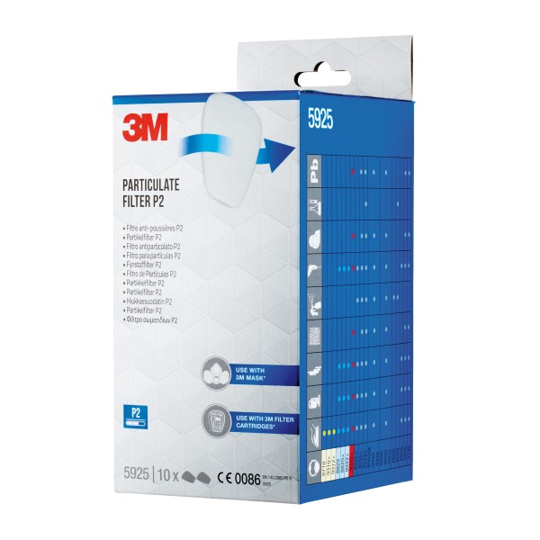 3M Partikelfilter FFP2 5925PRO10 10Paar