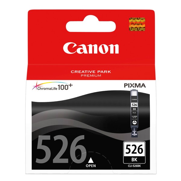 Canon Tintenpatrone 4540B001 CLI526BK 3.000Seiten 9ml schwarz