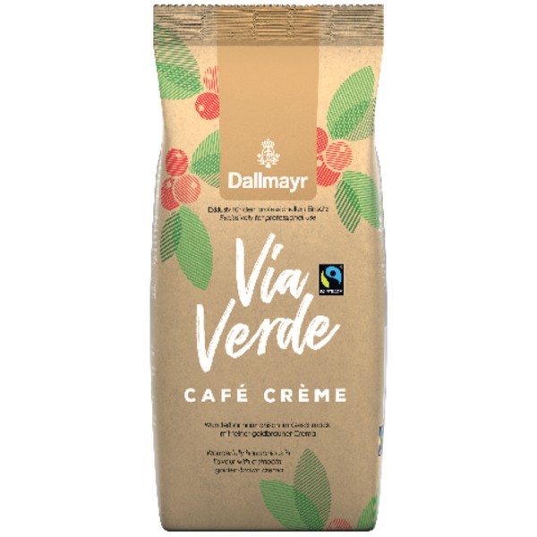 Dallmayr Kaffee Via Verde Cafe Creme 495000001 Bohne 1kg