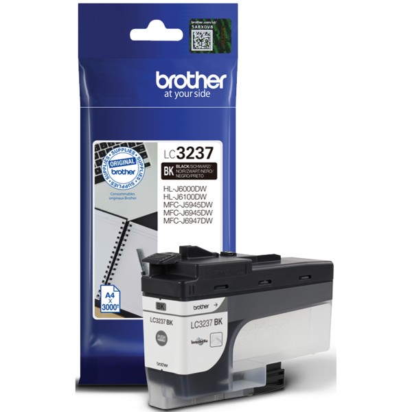 Brother Tintenpatrone LC3237BK 3.000Seiten schwarz