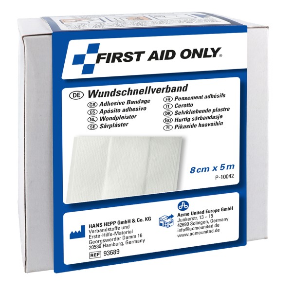 FIRST AID ONLY Wundschnellverband P-10042 5m x 8cm