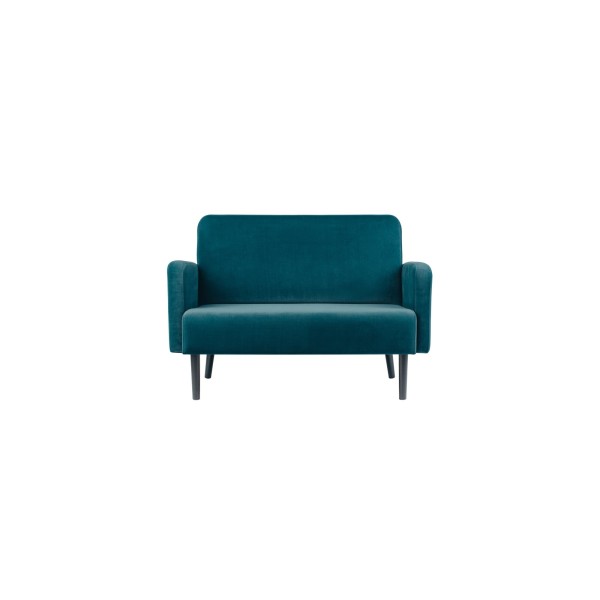 Paperflow Sofa LISBOA LC2PV.01.08 2Sitzer Samt sw/gn
