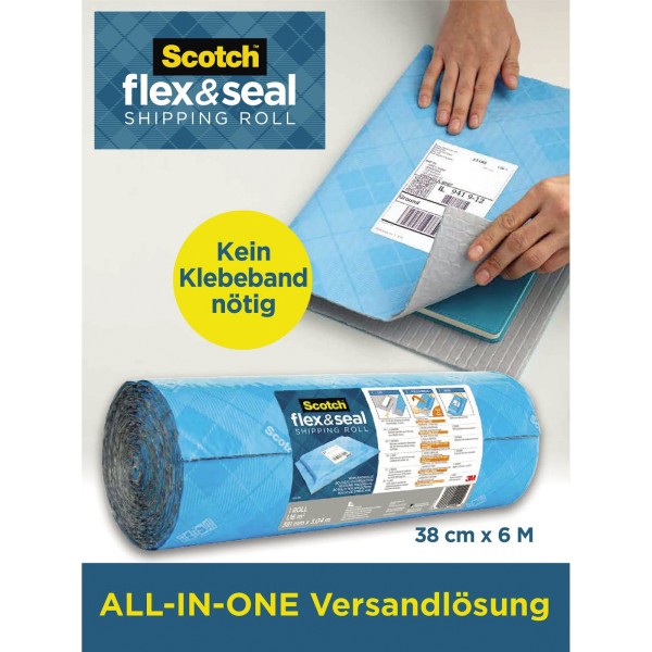 Scotch Versandrolle Flex & Seal FS-1520 38cmx6m