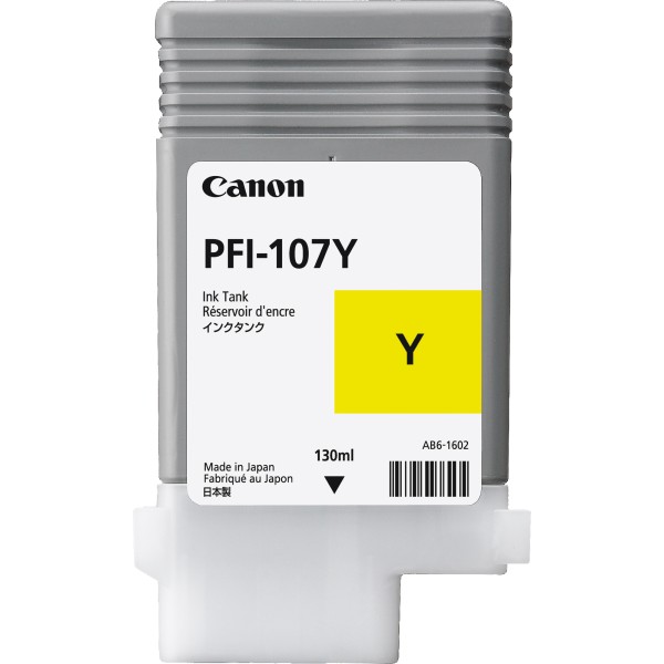 Canon Tintenpatrone 6708B001 PFI107Y 130ml gelb