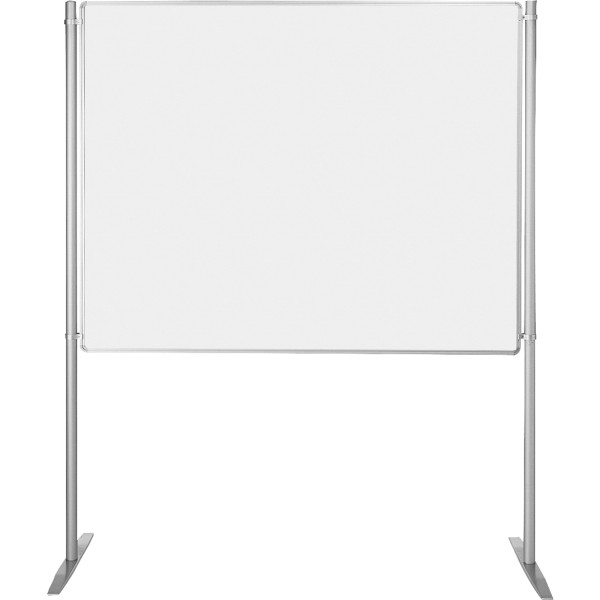 Ultradex Stellwand 747408 150x120cm beids. Whiteboard Stabfuß weiß