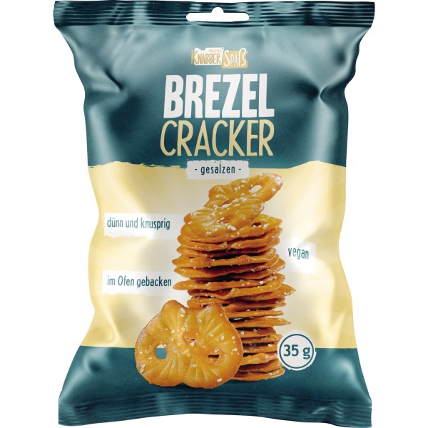 HELLMA Brezel Cracker 70103472 VEGAN 35g 28 St./Pack