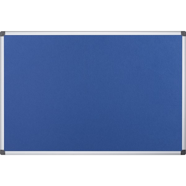 Bi-office Pinnwand Maya FA2143170 Aluminiumrahmen Filz 240x120cm blau