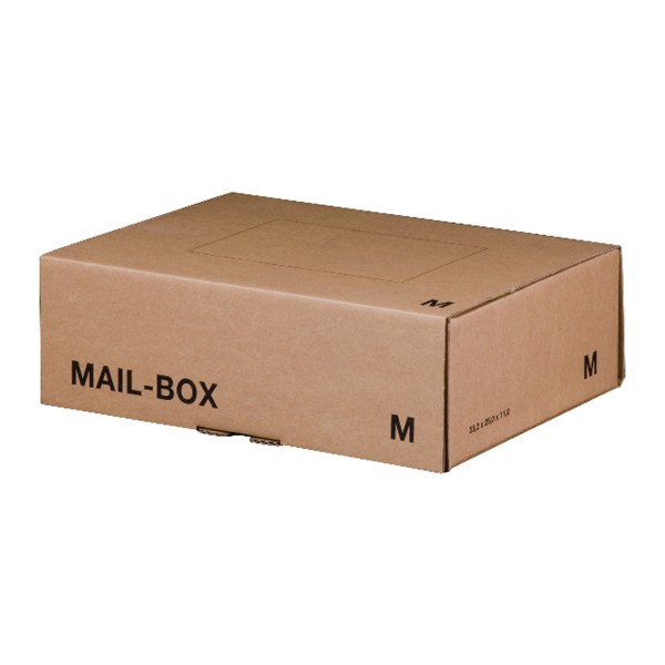 smartboxpro Versandkarton MAIL-BOX 00069030 331x241x104mm M braun