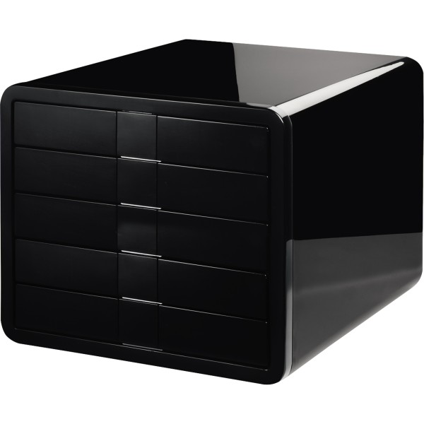 HAN Schubladenbox i-Box 1551-13 DIN C4 5Schubfächer schwarz