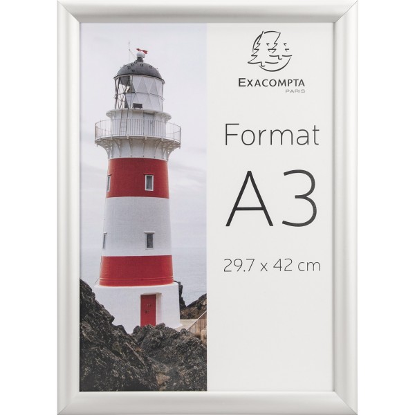 Exacompta Wandplakatrahmen 8394358D A3 Aluminium/Acryl