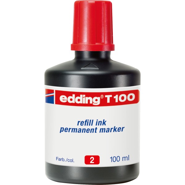 edding Nachfülltusche T 100 4-T100002 100ml rot