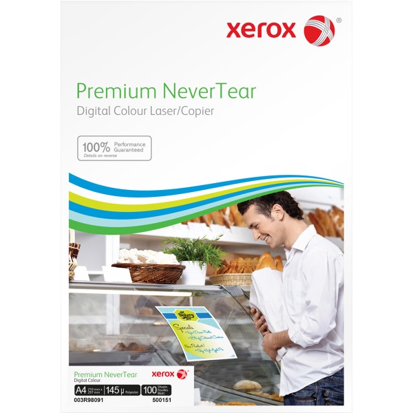 Xerox Synthetikpapier NeverTear 003R98091 A4 145mic ws 100Bl.