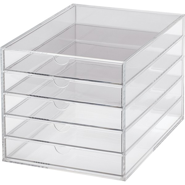 MAUL Schubladenbox 1950605 A4 5Schübe Acryl tr