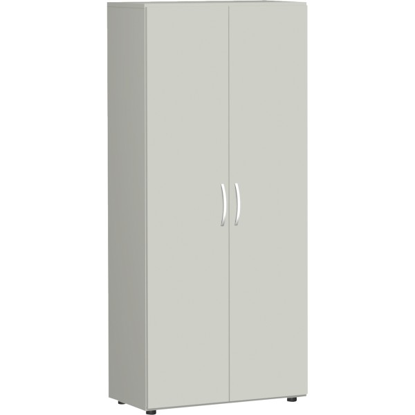 Geramöbel Flügeltürenschrank Flex S-386128LL 6OH Garderobe l.grau