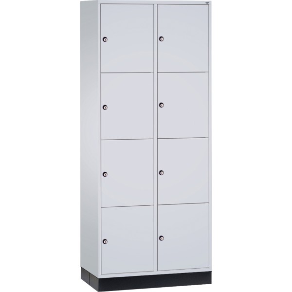 C+P Schließf.schrank 8470202S10003 8Fächer 1950x820x500mm lgr/lgr