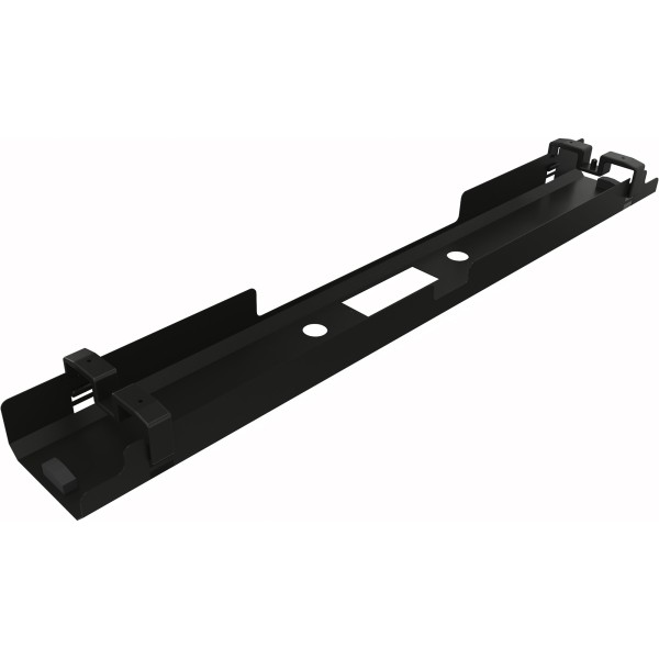 Kabelkanal horizontal beidseitig abklappbar für Tische B1600mm sw