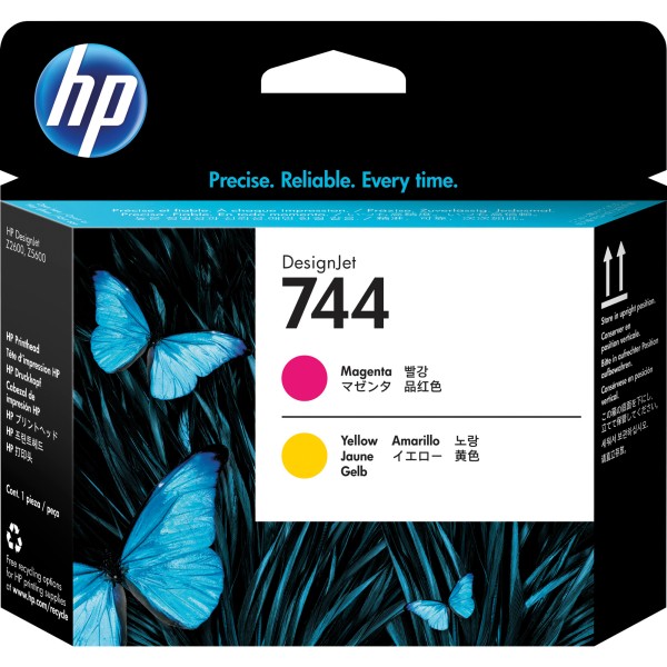 HP Druckkopf F9J87A Nr.744 magenta/gelb