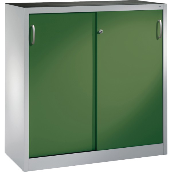 C+P Werkzeugschrank 204709S10033 Schiebetür 1200x1200x400mm lgr/rgn