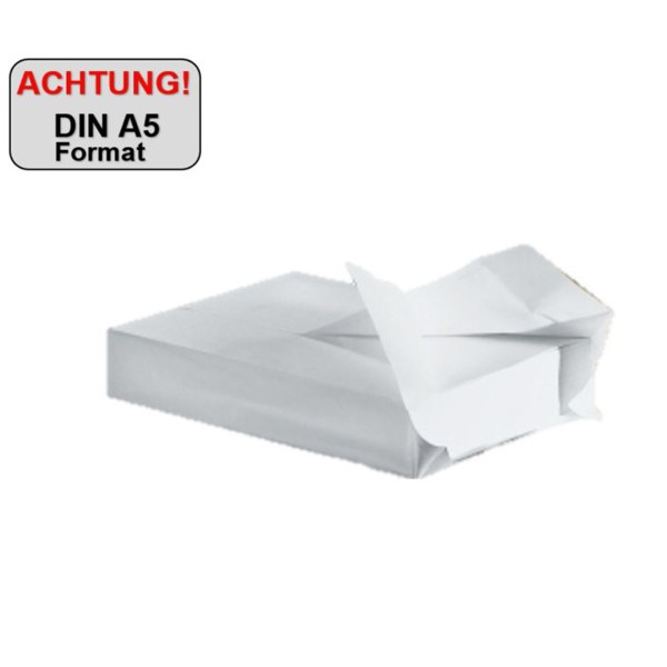 Kopierpapier DIN A5 160 g/qm weiß 250Bl./Pack.