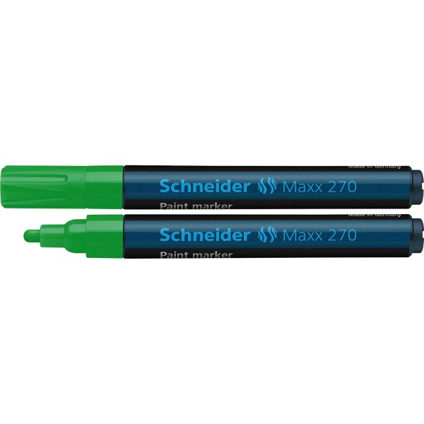 Schneider Lackmarker Maxx 270 127004 1-3mm Rundspitze grün