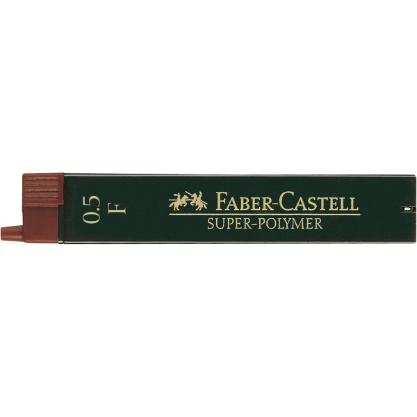Faber-Castell Feinmine SUPER POLYMER 120510 F 0,5mm 12 St./Pack