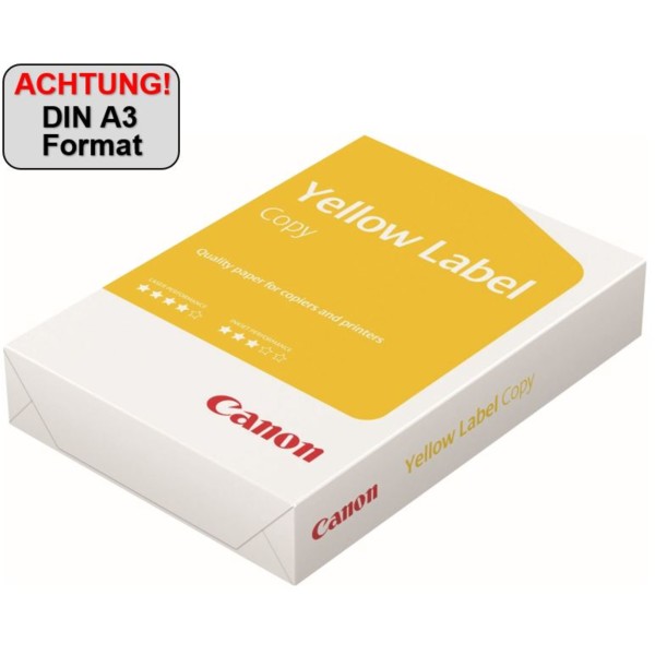 Canon Kopierpapier Yellow Label Copy 80823B80B A3 80g 500 Bl./Pack.