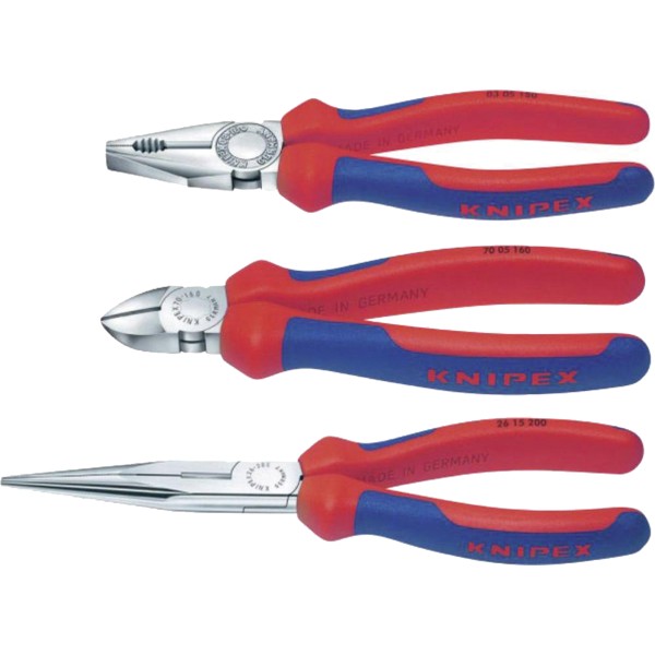 KNIPEX Werkstatt Zangen-Set 00 20 11 3teilig