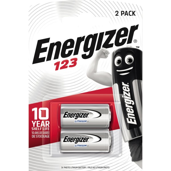 Energizer Fotobatterie Lithium 123 2 St./Pack.