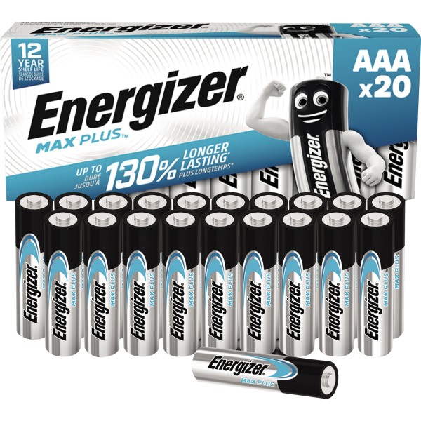 Energizer Batterie Max Plus E301322905 AAA/Micro/LR03 20 St.