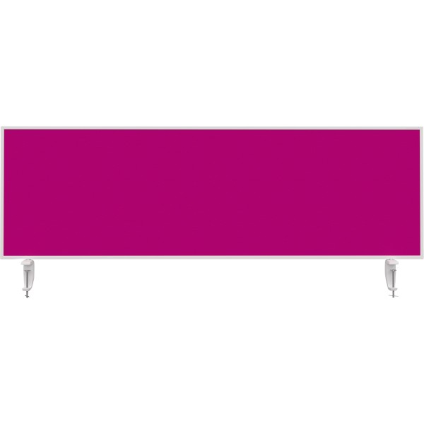 magnetoplan Tischtrennwand VarioPin 1116018 1.600x500mm pink