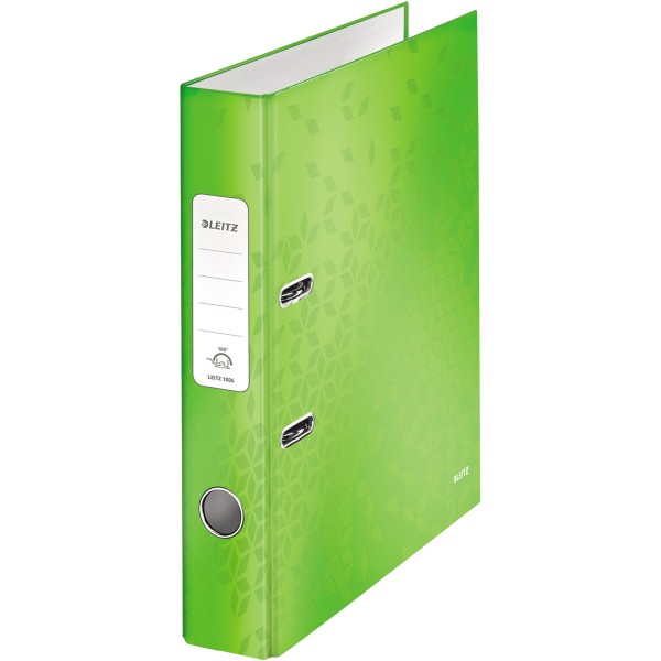 Leitz Ordner WOW 10060054 DIN A4 50mm Pappe grün