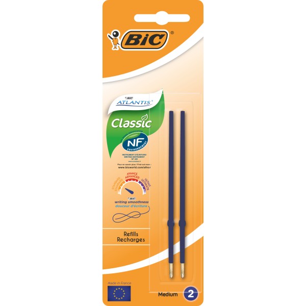 BIC Kugelschreibermine Easy Glide IS1197 8924091 0,4mm bl 2 St./Pack.