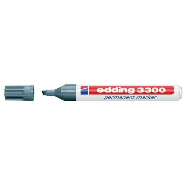 edding Permanentmarker 3300 4-3300012 1-5mm Keil grau